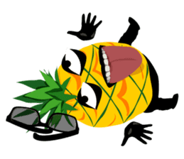 Happy Pineapple sticker #12905117