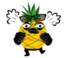 Happy Pineapple sticker #12905121