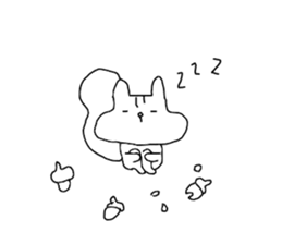 The endlessly irresponsible Squirrel sticker #12906032