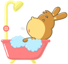 choco donkey sticker #12906412