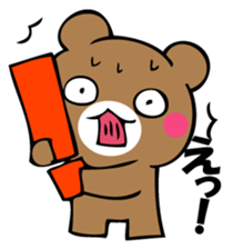 Usual bear sticker #12906634