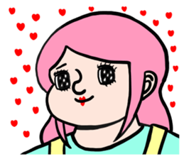 Glitter family sticker #12906865