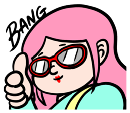 Glitter family sticker #12906867