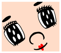 Glitter family sticker #12906877