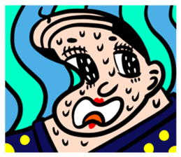 Glitter family sticker #12906878