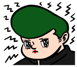 Glitter family sticker #12906879