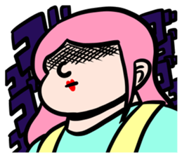 Glitter family sticker #12906881