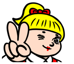 Glitter family sticker #12906883