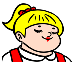 Glitter family sticker #12906890