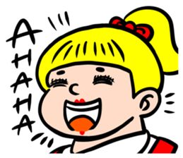 Glitter family sticker #12906895