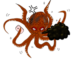 pacific saury sticker #12907275