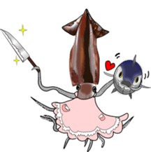 pacific saury sticker #12907286