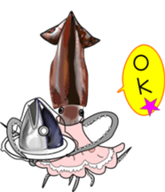 pacific saury sticker #12907291