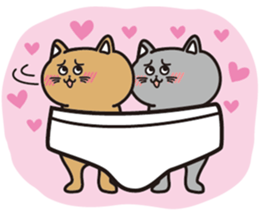 Big Pants Cats sticker #12907486