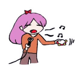 girl's world sticker #12907631