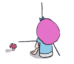 girl's world sticker #12907637