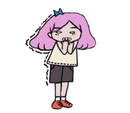 girl's world sticker #12907640