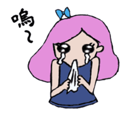 girl's world sticker #12907645