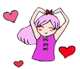 girl's world sticker #12907646