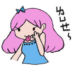 girl's world sticker #12907648