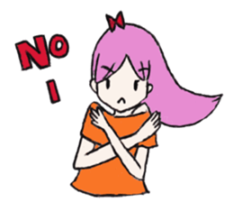 girl's world sticker #12907650