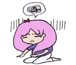 girl's world sticker #12907661