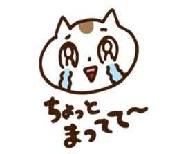 Big eyes cat. sticker #12907692