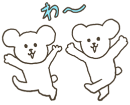 Bear to be heartwarming sticker #12908017