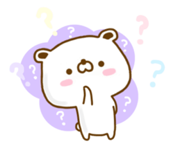 Polar Bear shirokumatan Yokutukau sticker #12908397