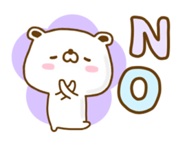 Polar Bear shirokumatan Yokutukau sticker #12908406