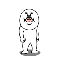 An annoying man It moves. part2 sticker #12908973