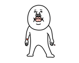 An annoying man It moves. part2 sticker #12908974