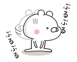 Lovely plumpy bear sticker #12909147