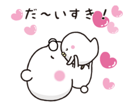 Lovely plumpy bear sticker #12909150