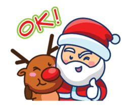 Animated Cute Santa Claus sticker #12909409
