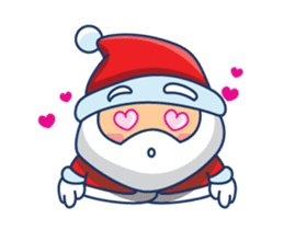 Animated Cute Santa Claus sticker #12909413