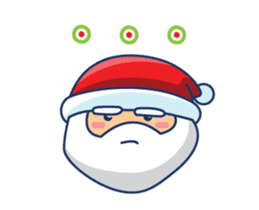 Animated Cute Santa Claus sticker #12909415