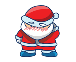 Animated Cute Santa Claus sticker #12909416