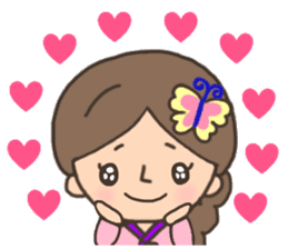 Cute! Korea girls stiker(English) sticker #12909885