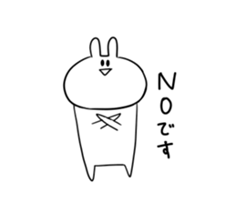 Always cute Bunny smile sticker #12910435