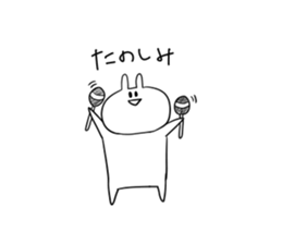Always cute Bunny smile sticker #12910449