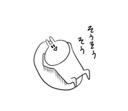 Always cute Bunny smile sticker #12910453