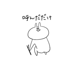 Always cute Bunny smile sticker #12910458
