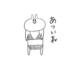 Always cute Bunny smile sticker #12910459