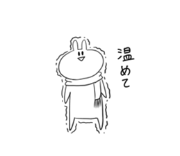 Always cute Bunny smile sticker #12910460