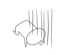 Always cute Bunny smile sticker #12910465