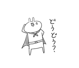 Always cute Bunny smile sticker #12910468