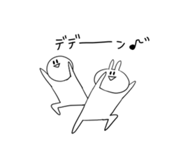 Always cute Bunny smile sticker #12910469