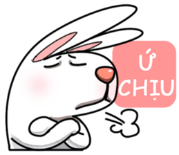 Unruly cute bunny 2 sticker #12910481