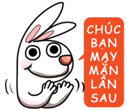 Unruly cute bunny 2 sticker #12910482